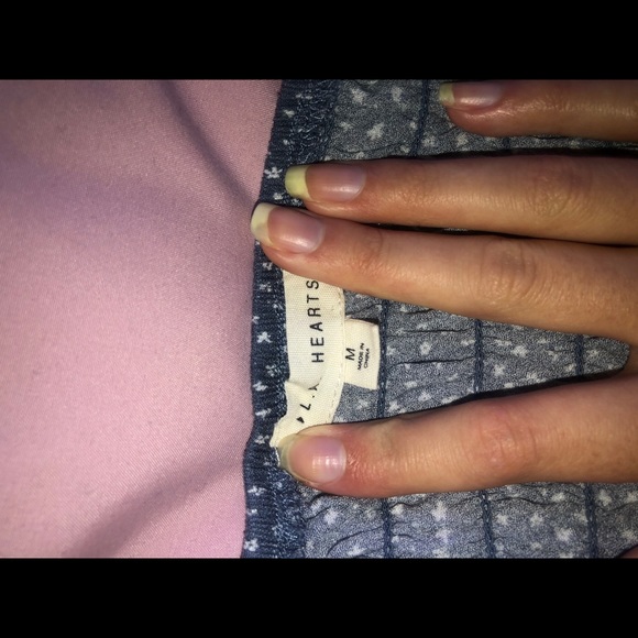 LA hearts v neck baby doll top - Picture 3 of 3